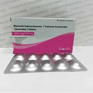 Bismuth Subcarbonate / Calcium Carbonate Chewable Tablets