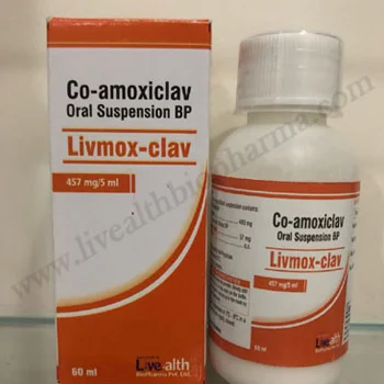 Co-amoxiclav Oral Suspension BP 228.5 mg/5 ml