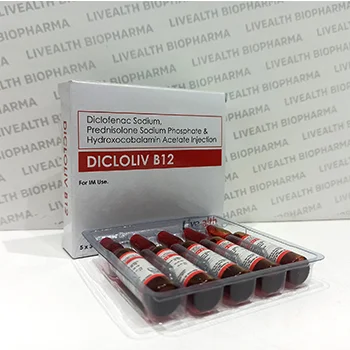 Diclofenac Sodium, Prednisolone Sodium Phosphate & Hydroxocobalamin Acetate Injection