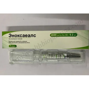 Details Specifications Name Enoxaealth Molecule Enoxaparin Dosage Form Injection Strength 40 mg Category Anticoagulant