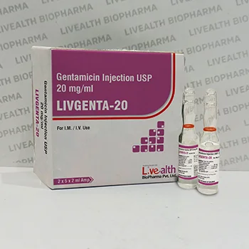 Gentamycin Injection BP 20 mg/2 ml