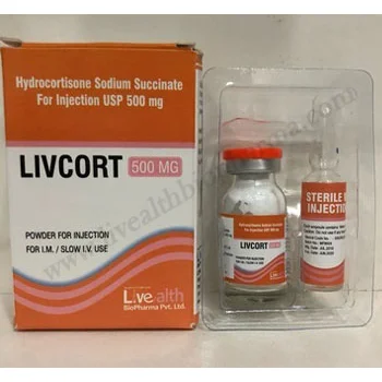 Hydrocortisone Sodium Succinate for Injection USP 500 mg