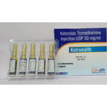 Ketorolac Tromethamine Injection USP 30 mg/ml