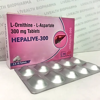 L-Ornithine – L-Aspartate 300mg Tablets