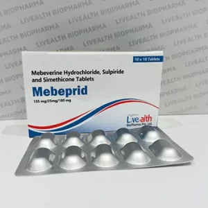 Mebeverine Hydrochloride, Sulpiride and Simethicone Tablets