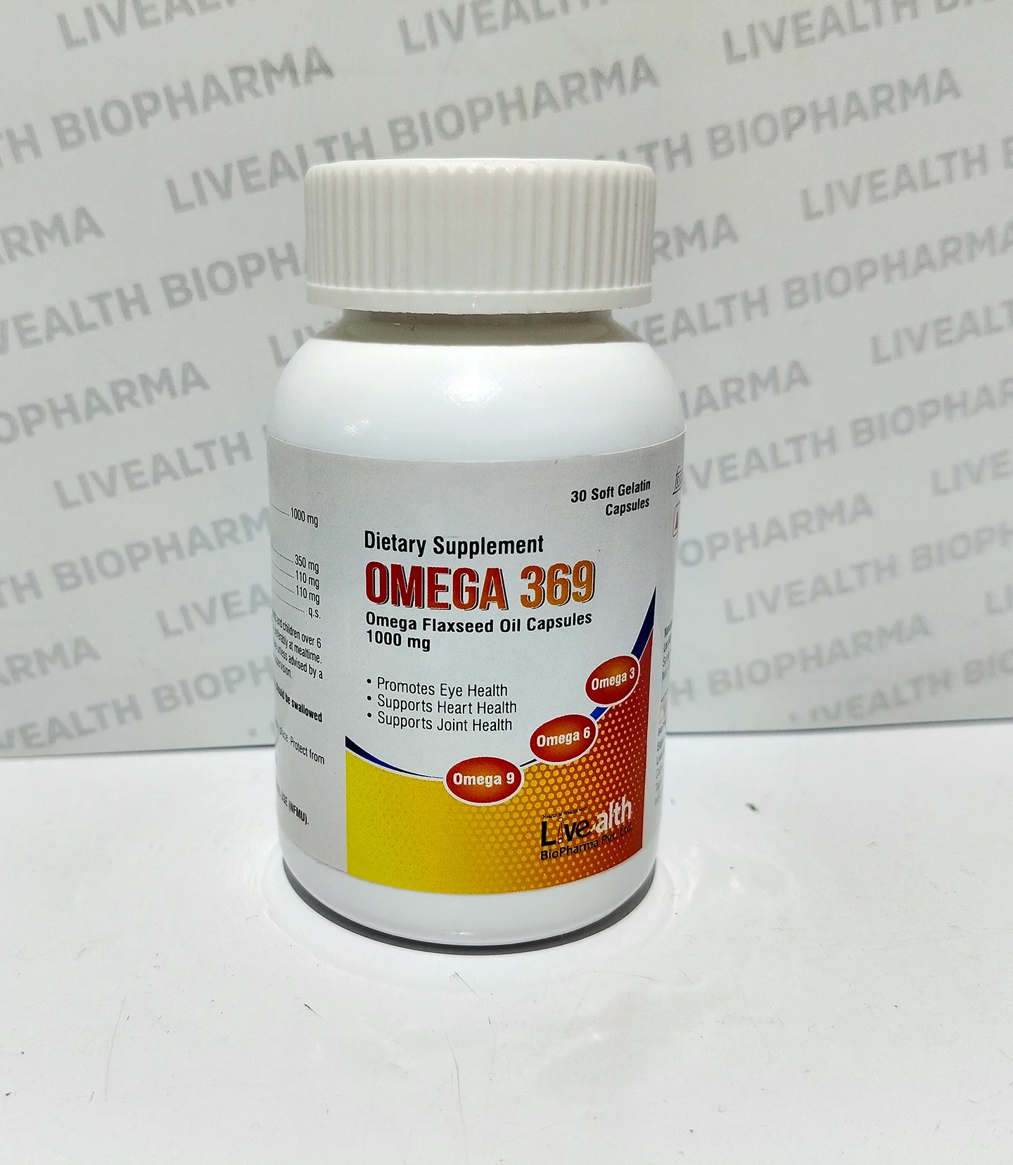 Omega 369 Flaxseed Oil Capsules 1000 mg
