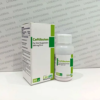 Ceftibuten for oral suspension 180 mg/5 ml