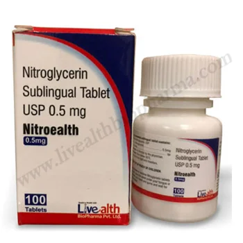 Nitroglycerin Sublingual Tablet USP 0.5 mg