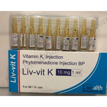 Vitamin K1 Injection (Phytomenadione) BP 10mg